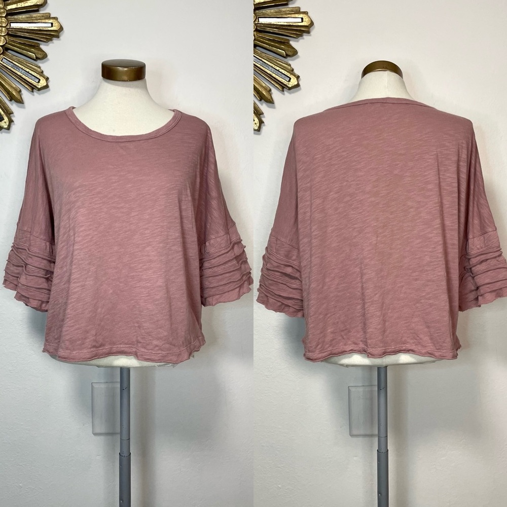 Splendid Ruffle Sleeve Top - Picture 2 of 11